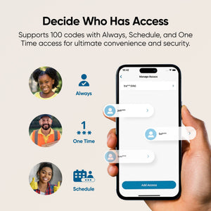 Smart Lock C210 WiFi Replacement Deadbolt Unlock with eufy App, Keypad, Smart Devices - Black