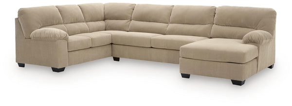 SimpleJoy - 3 Piece Sectional #beige #3pc.rafcornerchaisesectional