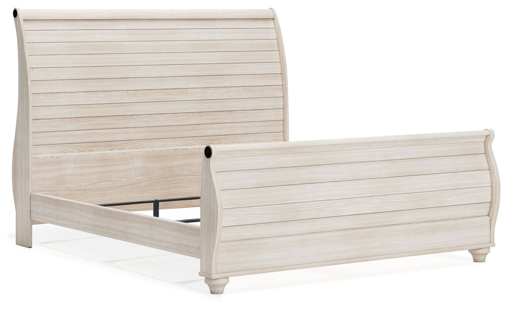 Willowton - Sleigh Bed #king