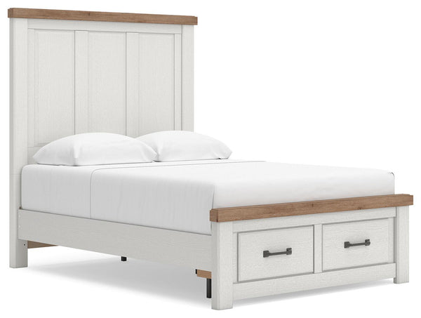 Savonport - Panel Storage Bed #full #storagefootboard