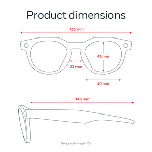 Oakley Meta - HSTN glasses - with Meta AI, Audio, Photo, Video Compatibility - Prizm Polarized Lenses - Black