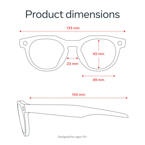 Oakley Meta - HSTN glasses - with Meta AI, Audio, Photo, Video Compatibility - Prizm Polarized Lenses - Black