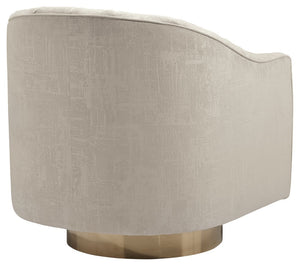 Penzlin - Sillón decorativo giratorio - Perla