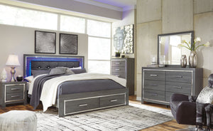Lodanna - Panel Bedroom Set #king #2drawers