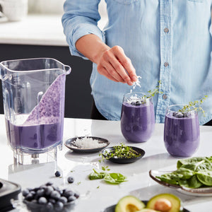 KitchenAid - K400 1200W 56 oz. Variable 5-Speed BPA-Free Blender with Tamper - Contour Silver