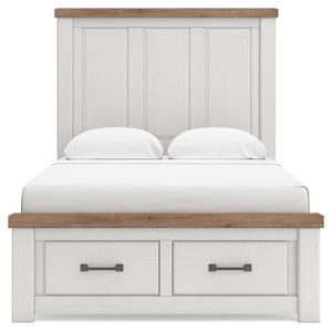 Savonport - Panel Storage Bed #full #storagefootboard