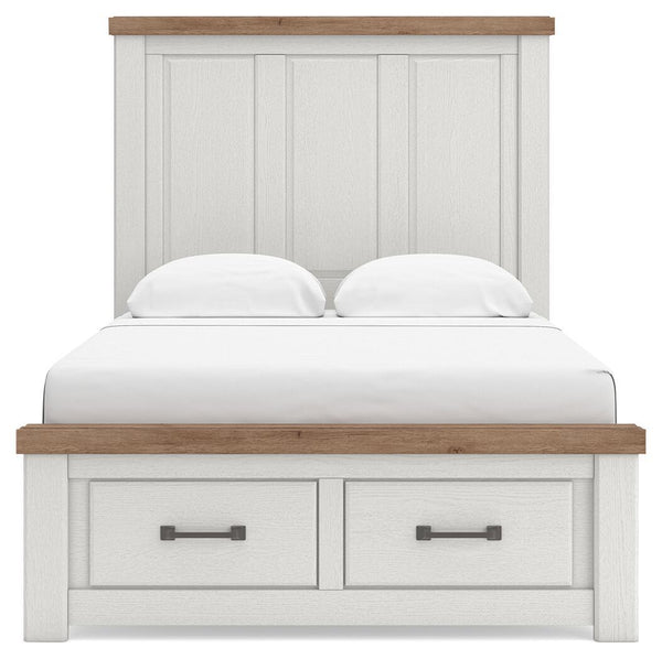 Savonport - Panel Storage Bed #full #storagefootboard