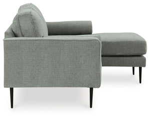 Hazela - Sofá con chaise longue - Carbón