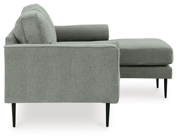 Hazela - Sofá con chaise longue - Carbón