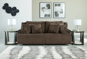 Top Tier - 2 Piece Reclining Sectional #darkbrown