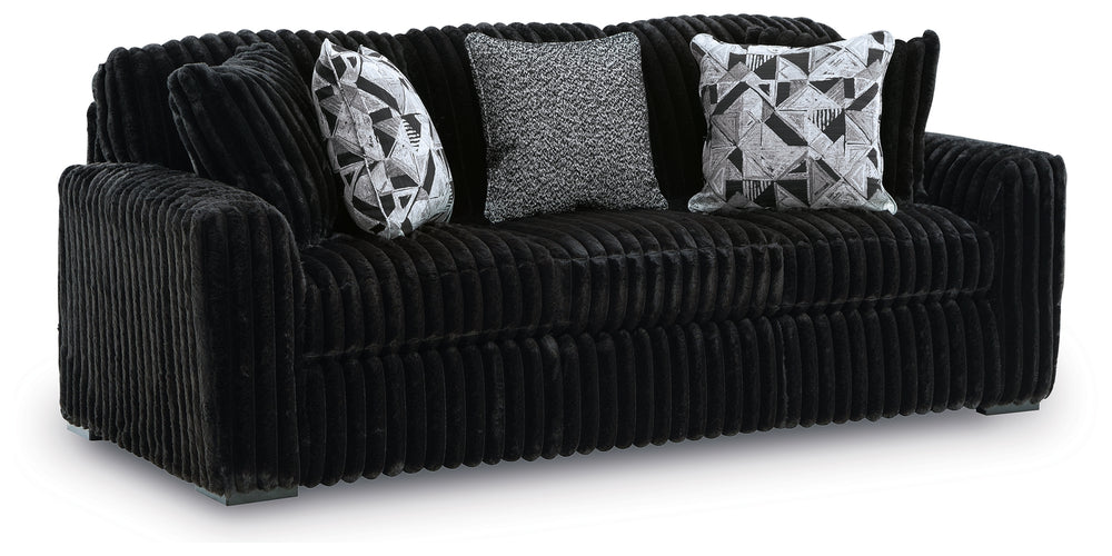 Midnight-Madness - 2 Pc. - Midnight Madness Sofa And Loveseat - Onyx