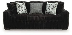 Midnight-Madness - 2 Pc. - Midnight Madness Sofa And Loveseat - Onyx