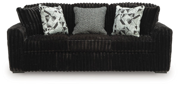 Midnight-Madness - 2 Pc. - Midnight Madness Sofa And Loveseat - Onyx