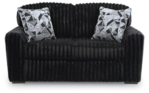 Midnight-Madness - 2 Pc. - Midnight Madness Sofa And Loveseat - Onyx