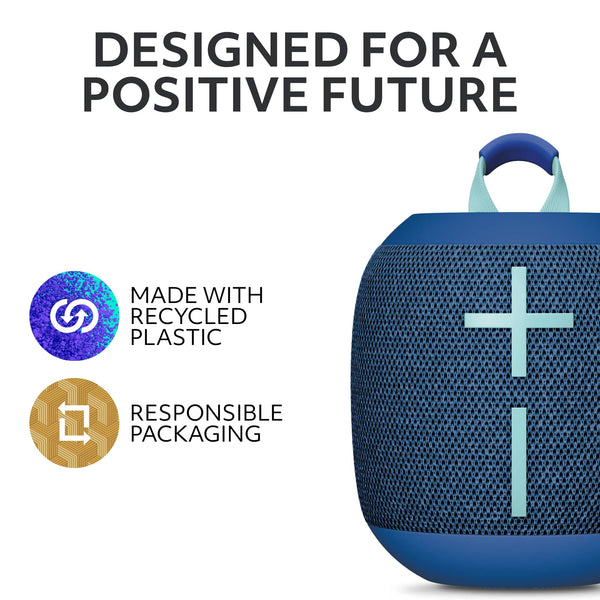 Ultimate Ears - WONDERBOOM 4 Portable Wireless Bluetooth Speaker with Waterproof, Dustproof and Floatable design - Cobalt Blue