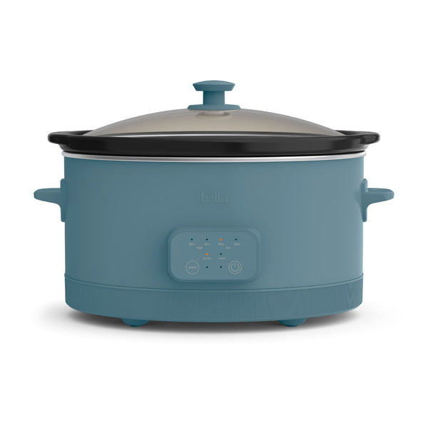 Bella - 6-qt. Programmable Slow Cooker - Surf