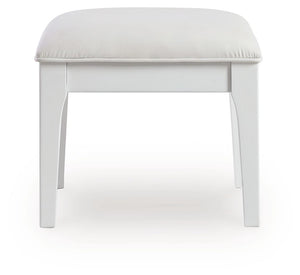 Chalanna - Taburete de tocador - Blanco