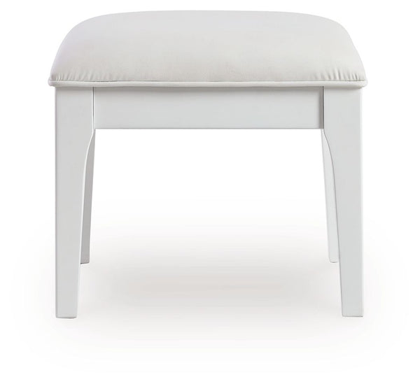 Chalanna - Taburete de tocador - Blanco