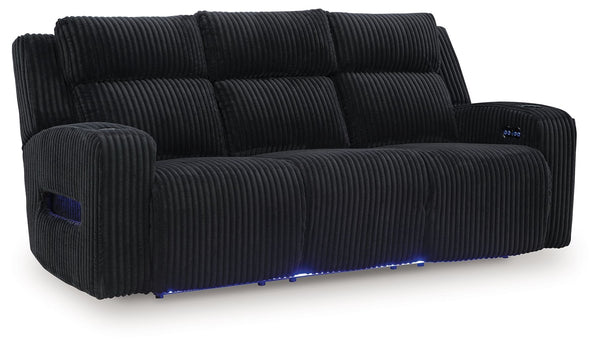 Forest Lake - Power Reclining Sofa With Adj Headrest #black