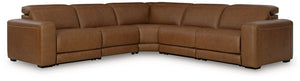 Magic Man - Reclining Sectional #5pc.powerrecliningsectionalwithmanualheadrest