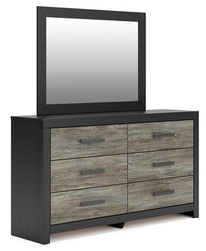 Broachmyn - Six Drawer Dresser #black #dresser&mirror