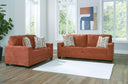 Aviemore - Living Room Set #orange #2pc.sofa,loveseat