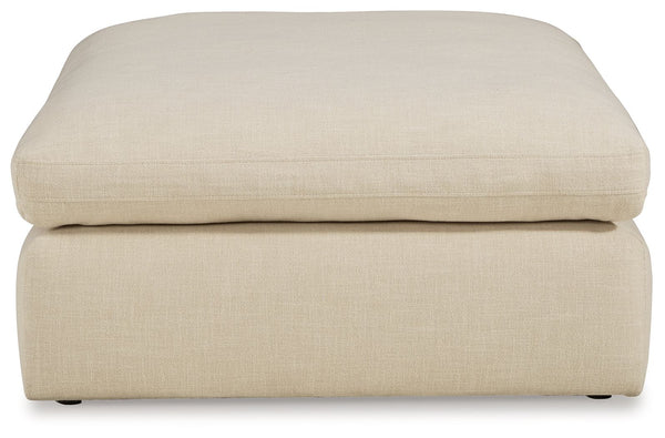 Elyza - Oversized Accent Ottoman - Linen