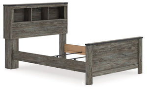 Frandern - Bookcase Panel Bed #none