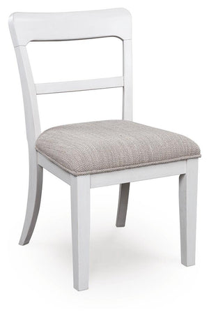 Greddinton - Upholstered Dining Side Chair (Set of 2) #white