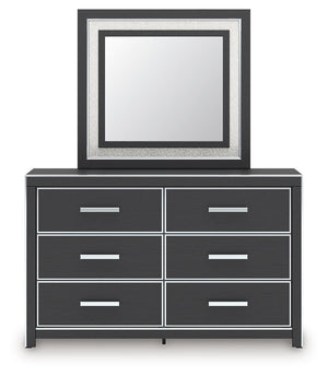 Zuraleus - Six Drawer Dresser #black #dresser&mirror