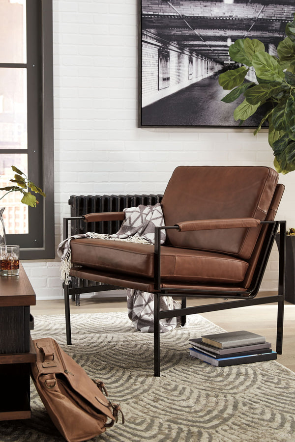 Puckman - Accent Chair #darkbrown