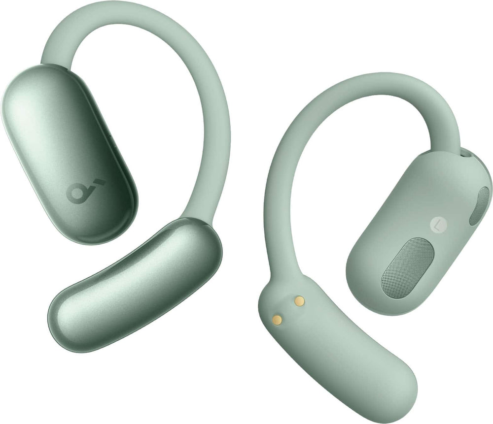 Soundcore - by Anker AeroFit 2 A.I. Assistant Open-Ear Bluetooth Headphones with Real-Time Translation and Adjustable Ear Hooks - Sage Green