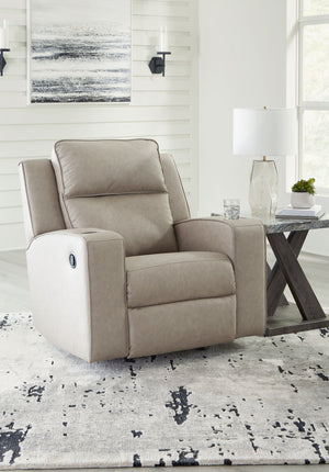 Lavenhorne - Sillón reclinable mecedora - Pebble