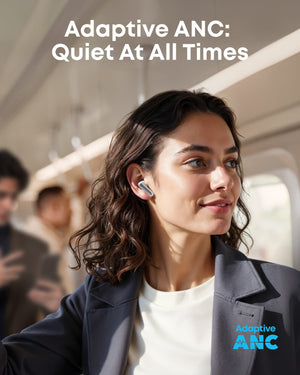 Soundcore - by Anker P41i Bluetooth Wireless In Ear Earbuds with Portable USB-C 3,000mAh Phone Charger (With Lightning Adapter) - White