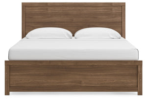 Broachmyn - Panel Bed #lightbrown #king