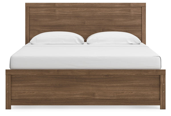 Broachmyn - Panel Bed #lightbrown #king