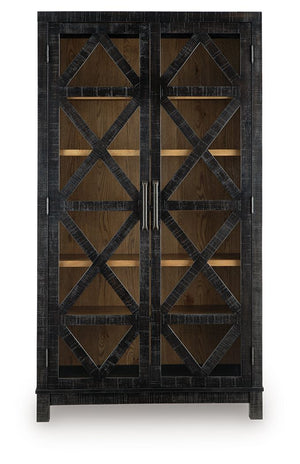Christop - Gabinete decorativo - Negro / Marrón