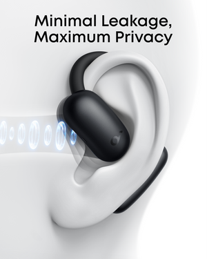 Soundcore - by Anker AeroFit 2 Open-Ear Headphones with Adjustable Ear Hooks - Black
