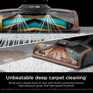Shark - CarpetXpert HairPro Pet with StainStriker, Corded Upright Deep Carpet, Rug & Upholstery Cleaner, Pet Stain Remover - Gray