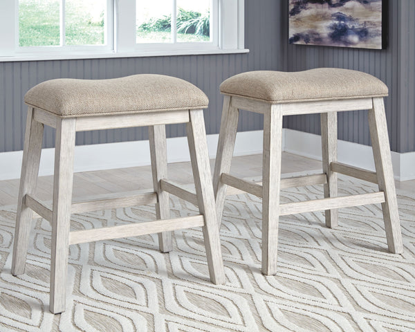 Skempton - Rectangular Counter Table With Storage Set #5pc.table,4stools