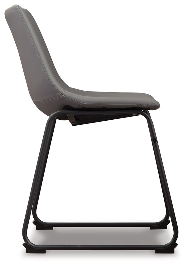 Centiar - Upholstered Side Chair #gray