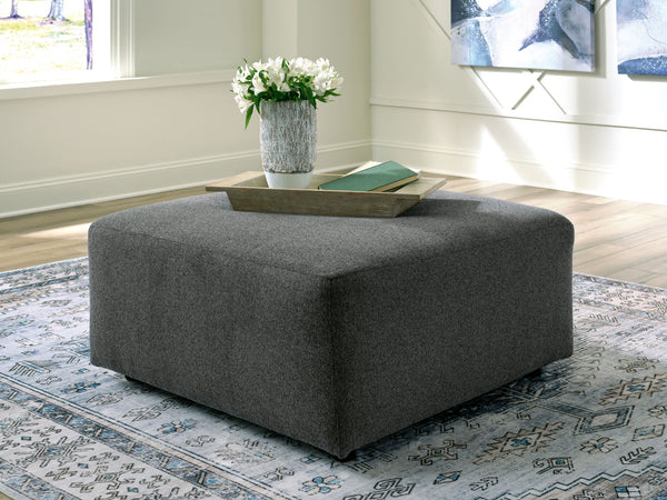 Edenfield - Oversized Accent Ottoman #darkgray