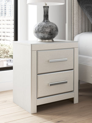 Zuraleus - Two Drawer Night Stand #white
