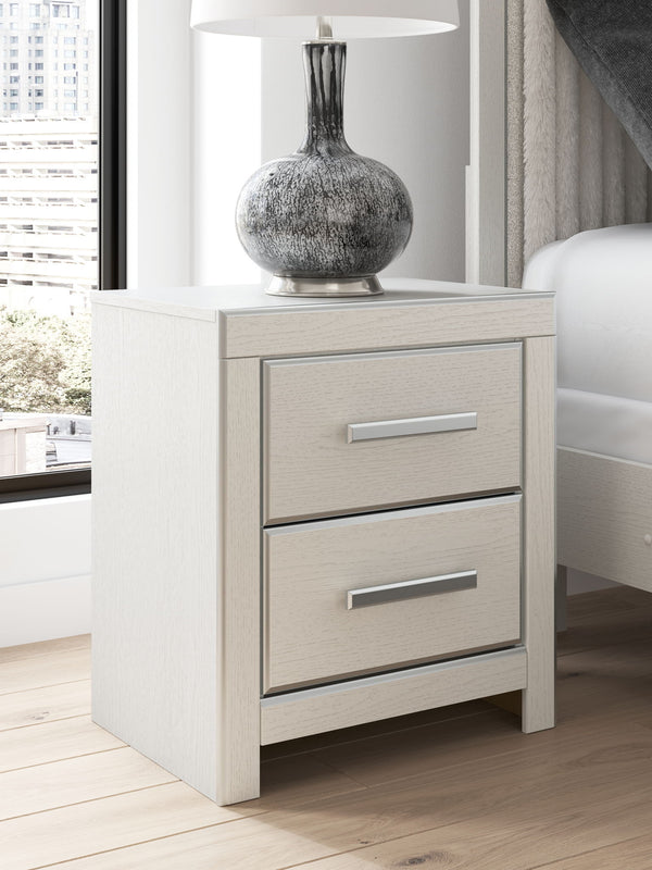 Zuraleus - Two Drawer Night Stand #white