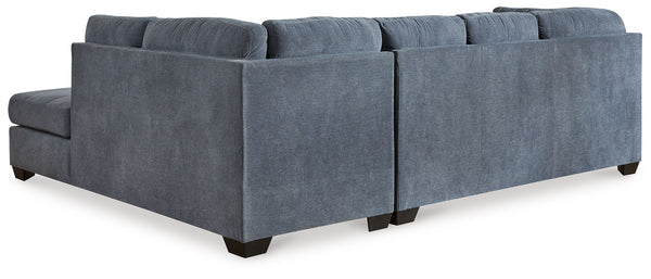 Marleton - 2 Piece Sleeper Sectional #blue #2pc.rightarmfacingcornerchaisesleepersectional