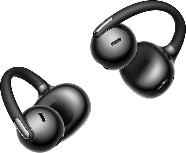 Baseus - Bowie MC2 Air Open-Ear Clip-On Earbuds,4.9 g Fit,40-Hour Playtime,IP67,Bluetooth 6.0 - Black