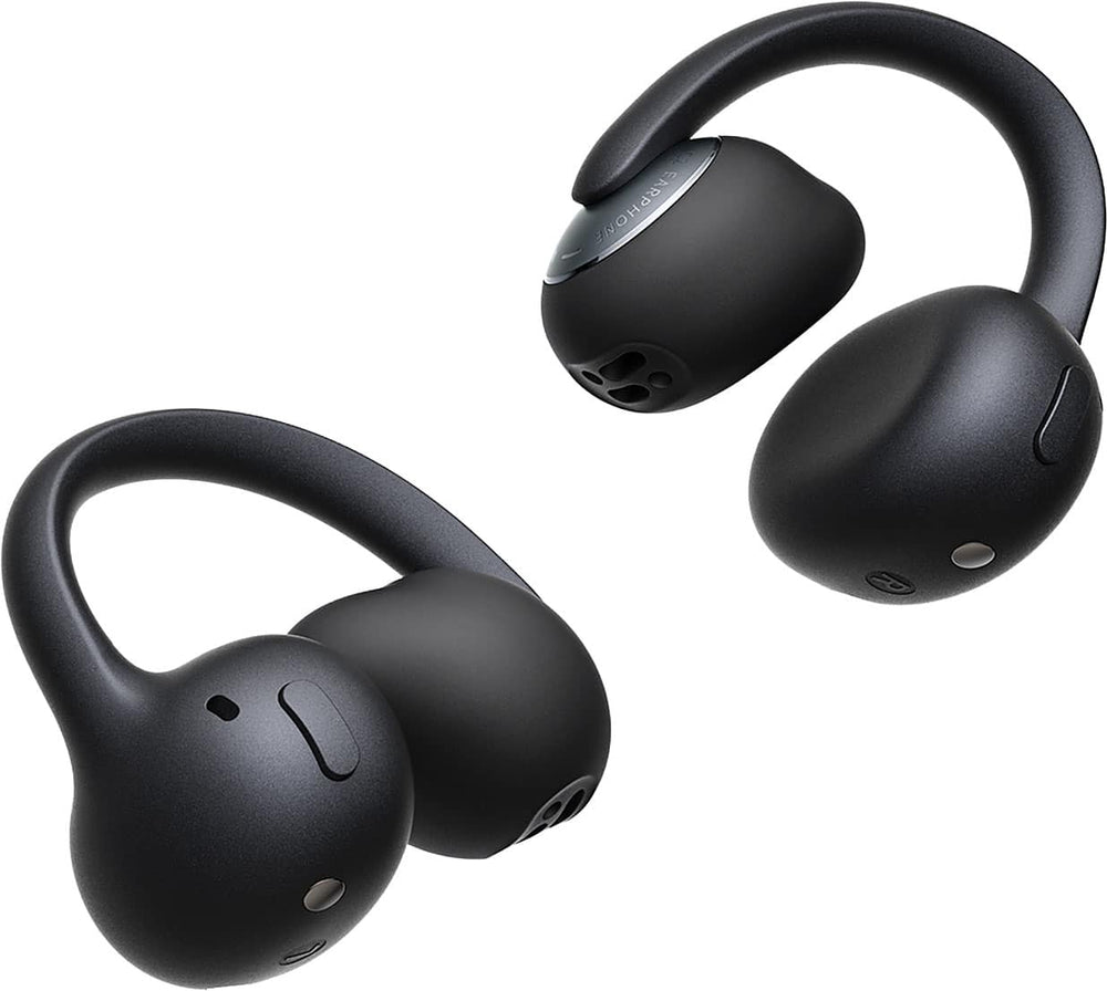 Baseus - Bowie MC2 Open-Ear Clip-On Earbuds,LDAC Hi-Res,55-Hour Playtime,IP67,Bluetooth 6.0 - Black
