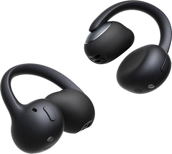 Baseus - Bowie MC2 Open-Ear Clip-On Earbuds,LDAC Hi-Res,55-Hour Playtime,IP67,Bluetooth 6.0 - Black