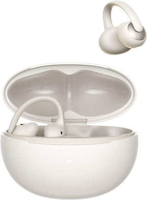 Baseus - Bowie MC2 Open-Ear Clip-On Earbuds,LDAC Hi-Res,55-Hour Playtime,IP67,Bluetooth 6.0 - White