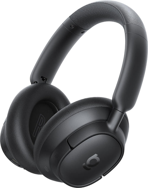 Baseus - Bass BH1 NC Over-the-Ear Headphones,-45 dB ANC,LDAC Hi-Res,80-Hour Playtime,5-Mic Calls,Bluetooth 6.0 - Black